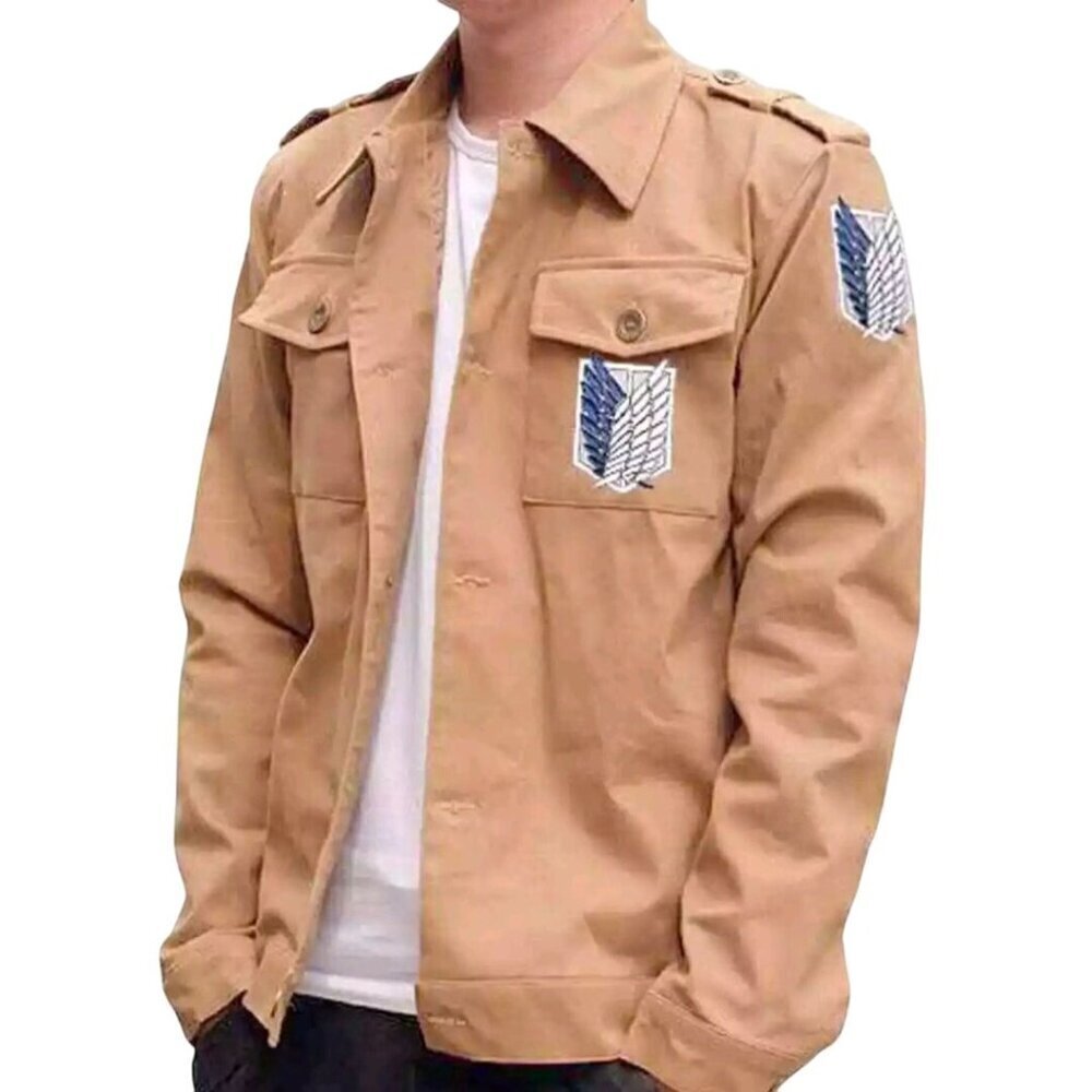 Attack On Titan Shingeki No Kyojin Scouting Legion Cosplay Cotton Jacket Size M